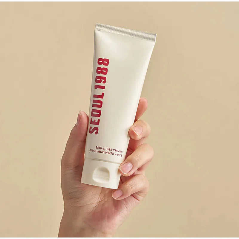 1988 Ensemble de soins de la peau de Séoul coréen, crème de mucine d'escargot, crème pour les yeux d'escargot, essence de rétinol, toner d'essence, crème de riz